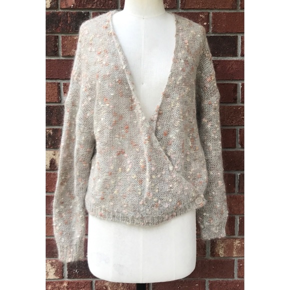 MES DEMOISELLES Plumage Wrap Sweater - Picture 2 of 3